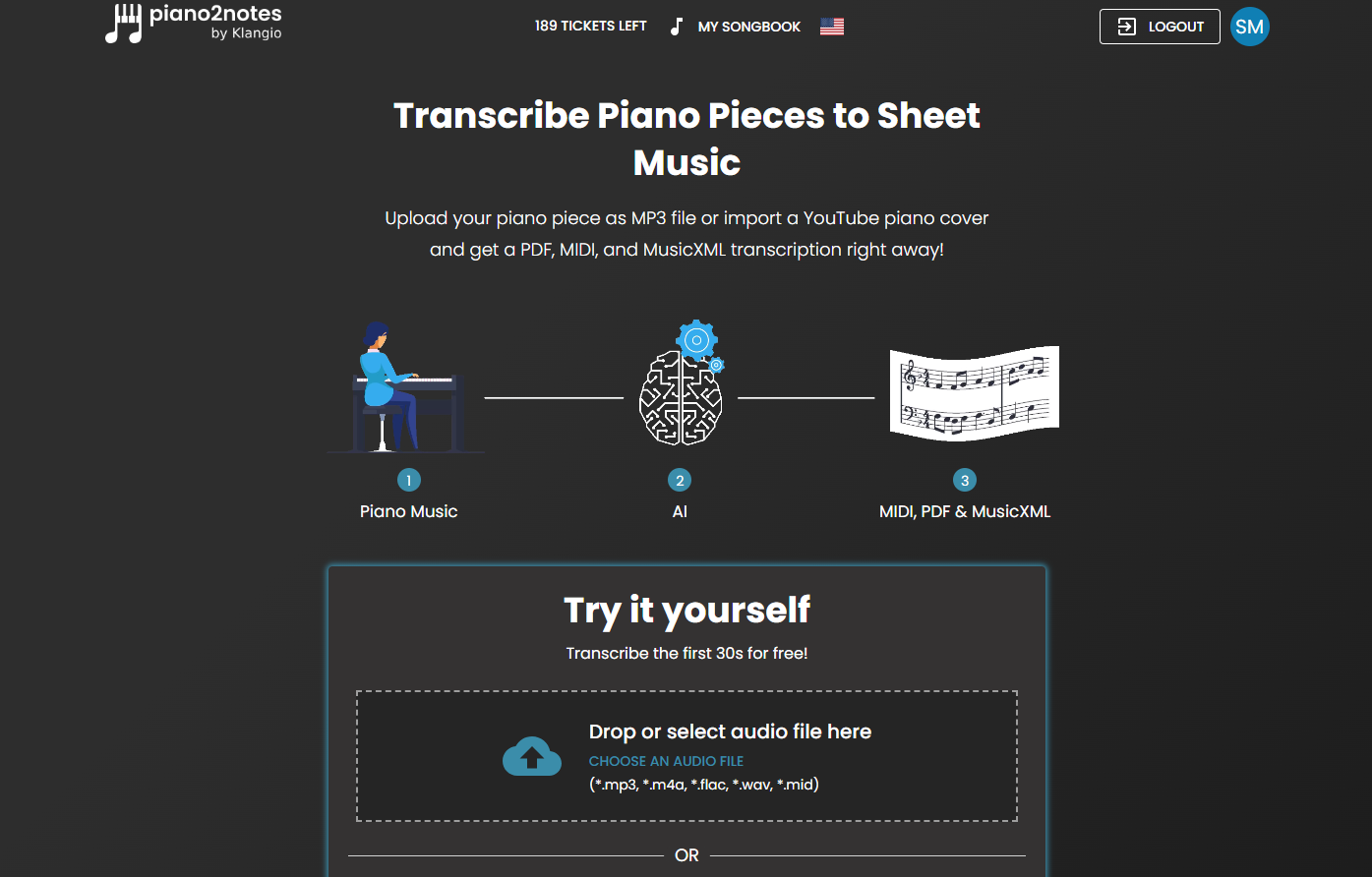 ai transcribe music