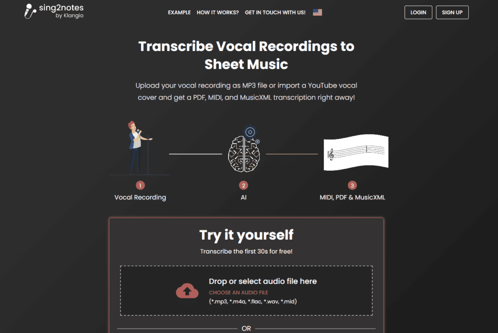 ai transcribe music