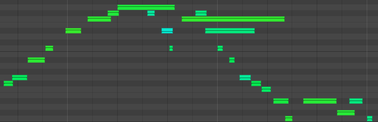 Unquantized MIDI: In sync with the original Audio, but not following the tempo grid